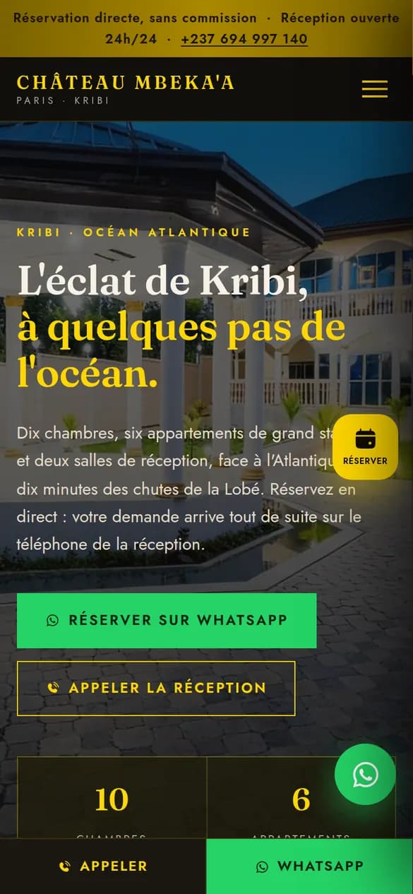 Château Mbeka'a Paris